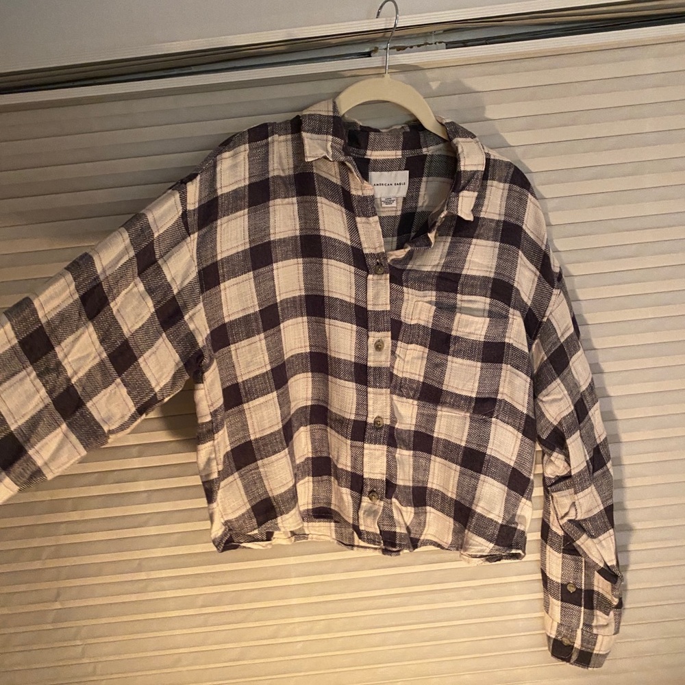 Cropped flannel